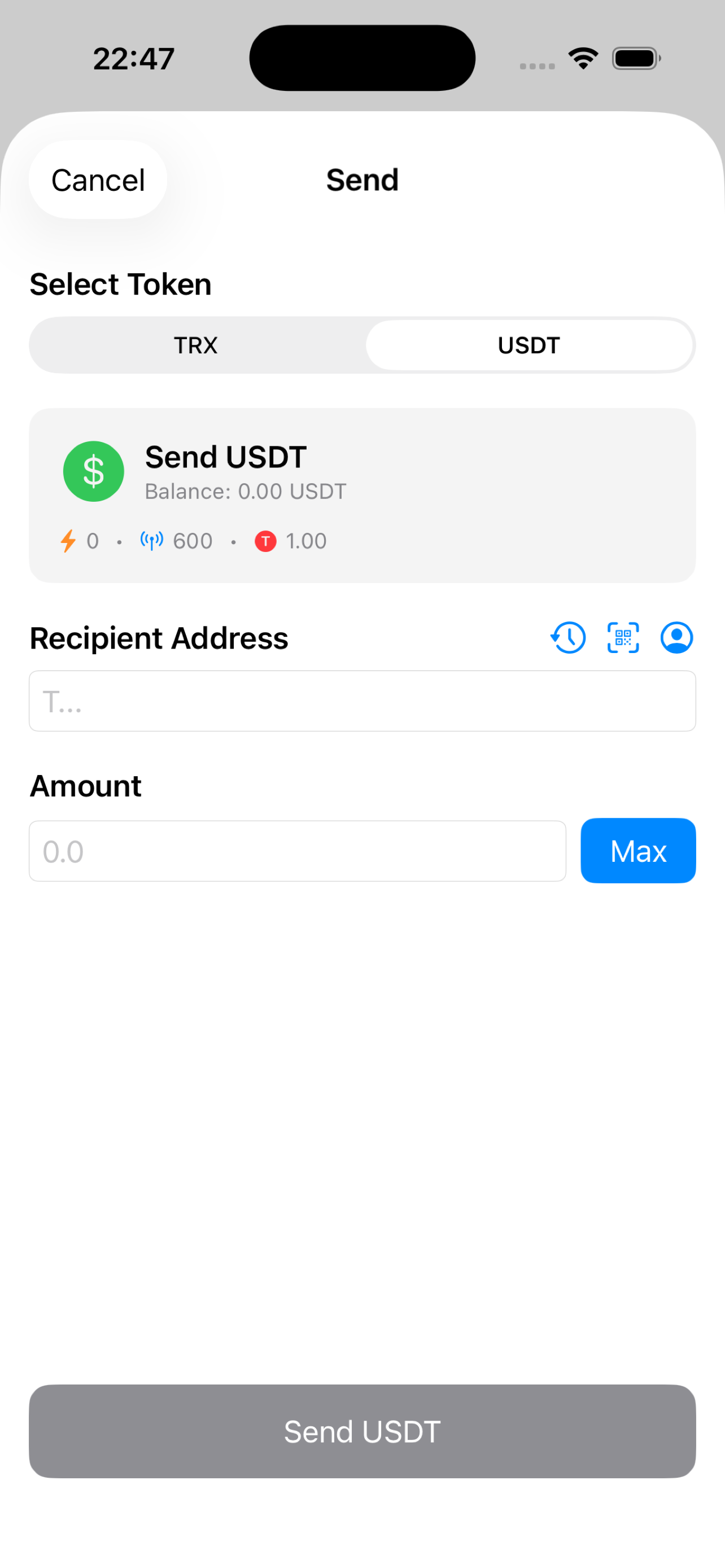 Send Crypto